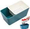 SnackSmart™ Double-Layer Waste-Hiding Snack Bowl