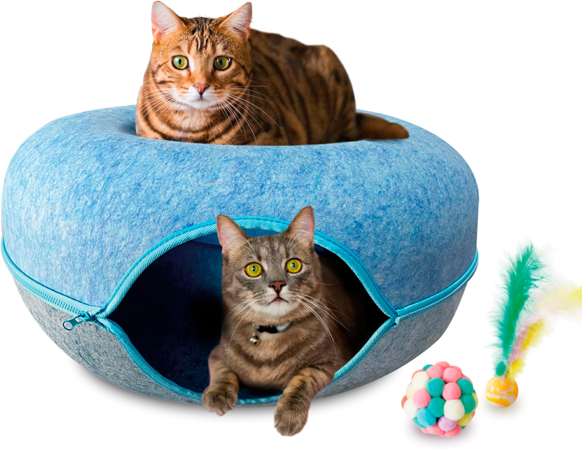 Donut Cat Tunnel Bed